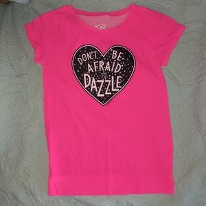Girls Justice Tee ~ Hot Pink ~ Size 14